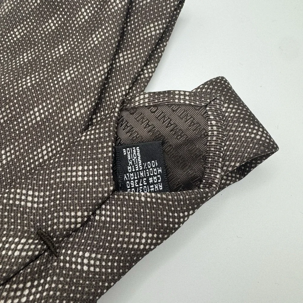 Giorgio Armani Geometric Print Neck‎ Tie Italy Classy Boujee Silk FAIR